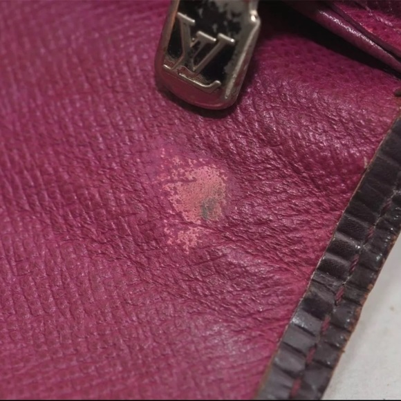 💜Louis Vuitton Purple Epi Portefeuille Sarah Long Wallet RARE!!!💜 - Picture 12 of 16